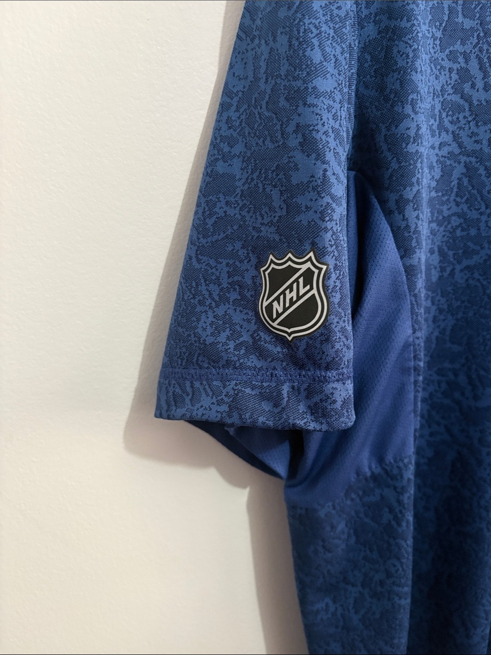 NHL Men's Edmonton Oilers Fanatics Royal Authentic Pro Performance T-Shirt - Picture 5 of 5